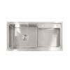 Single Bowl with Drainboard And Workstation