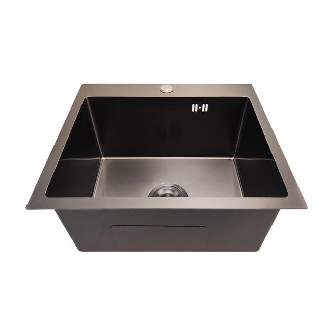 5050BL Single Bowl Nano Black