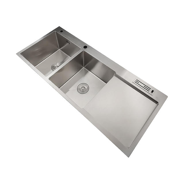 Double Bowl with Drainboard