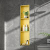 stainless steel wall niche 8⧹＂× 36⧹＂ Gold_4
