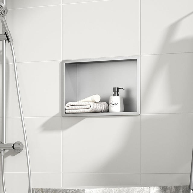 Stainless Steel Wall Niche18⧹＂ × 12⧹＂ Brushed